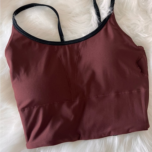 NWOT| Abercrombie XS YPB Corset Slim Scuba Neck Tank Top - Picture 4 of 5